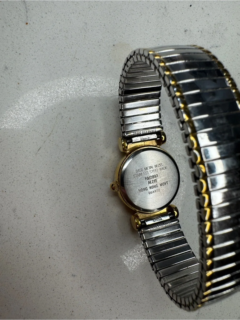 Anne Klein II Vintage‎ Two-Tone Gold and Silver Women's Round Watch